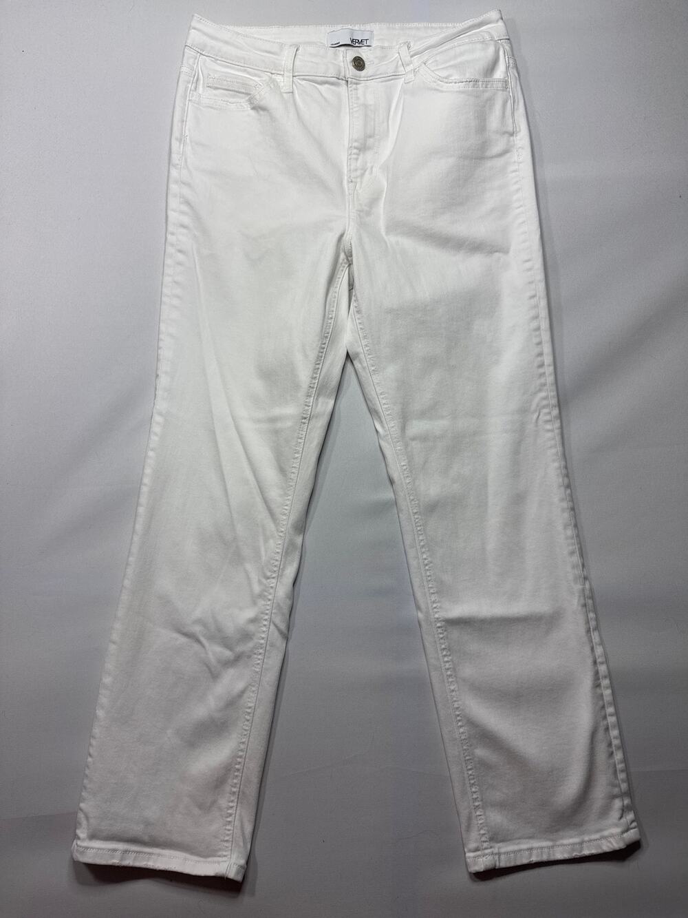 Vervet Women's Straight Leg White Jeans - Size 31 (30x27)